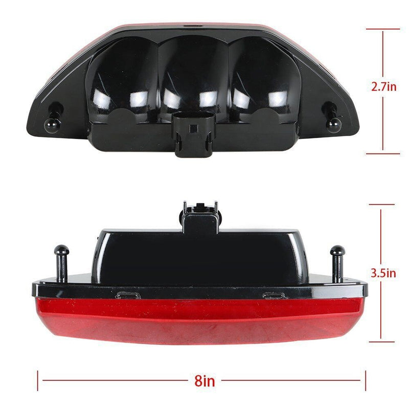 DURAFORCE Honda TRX250X 2011-2014 Red Brake Tail Light Lamp FTVHL004RD NEW