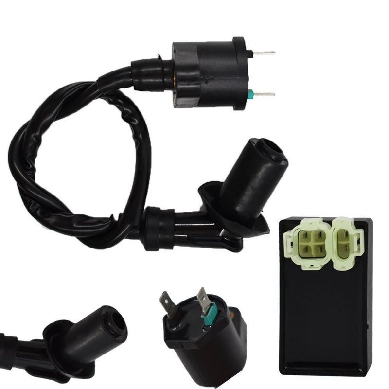 DURAFORCE New Ignition Coil & AC CDI Box for Honda TRX300 FourTrax 1994-1997 4x4