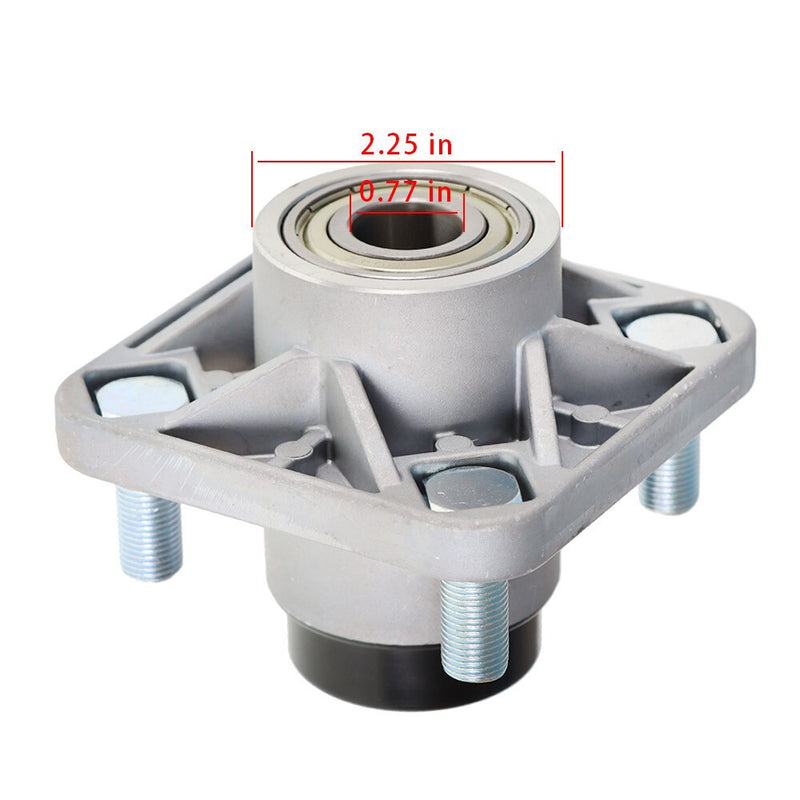 DURAFORCE 2× Front Wheel Hub Assembly w/ Bearings for Club Car DS & Precedent 2003+