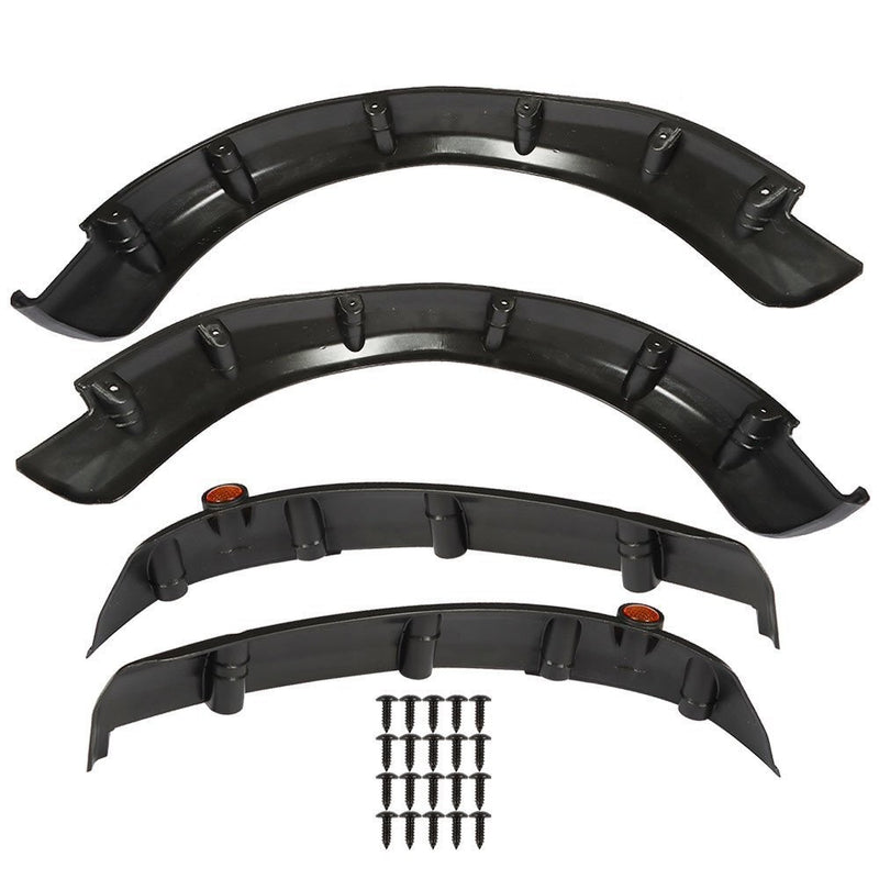 DURAFORCE Fender Flares Front & Rear for 2008-2015 EZGO RXV Gas & Electric Golf Cart