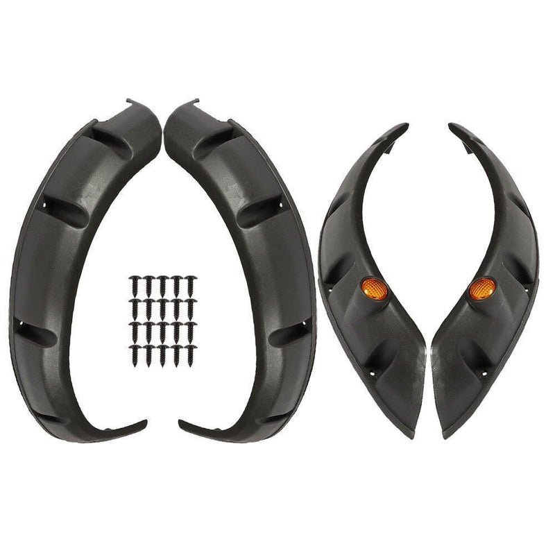DURAFORCE Fender Flares Front & Rear for 2008-2015 EZGO RXV Gas & Electric Golf Cart