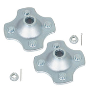 DURAFORCE 2pcs Rear Axle Wheel Hub w/Nut for Honda FourTrax 300 TRX300 1988-1992