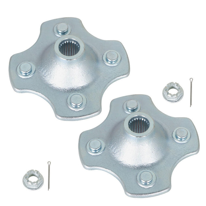 DURAFORCE 2pcs Rear Axle Wheel Hub w/Nut for Honda FourTrax 300 TRX300 1988-1992