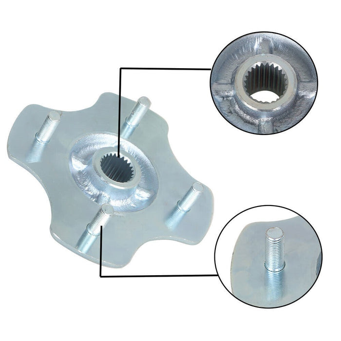 DURAFORCE 2pcs Rear Axle Wheel Hub w/Nut for Honda FourTrax 300 TRX300 1988-1992