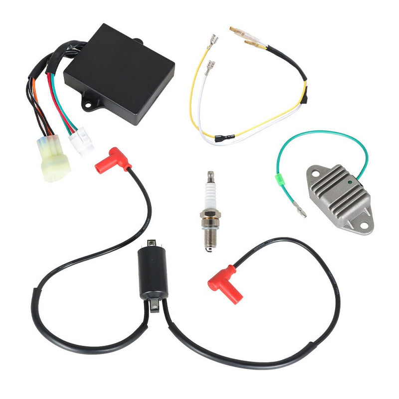 DURAFORCE CDI Box Ignition Coil Regulator & Spark Plug for Yamaha Banshee 350 YFZ350 97-06
