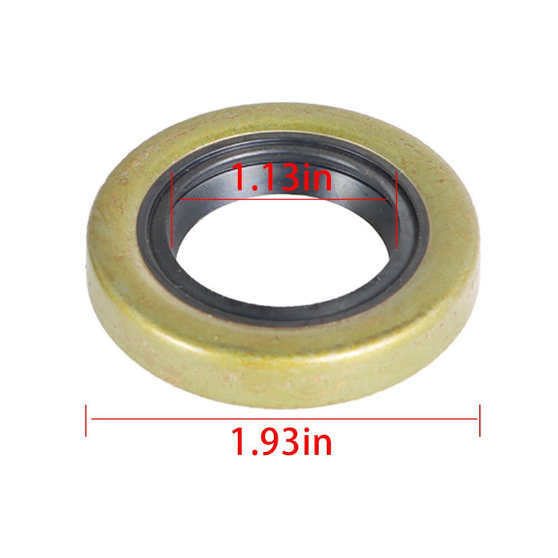 DURAFORCE Front Wheel Bearings & Seal Kit for Club Car 1982-2002 DS Golf Cart Set