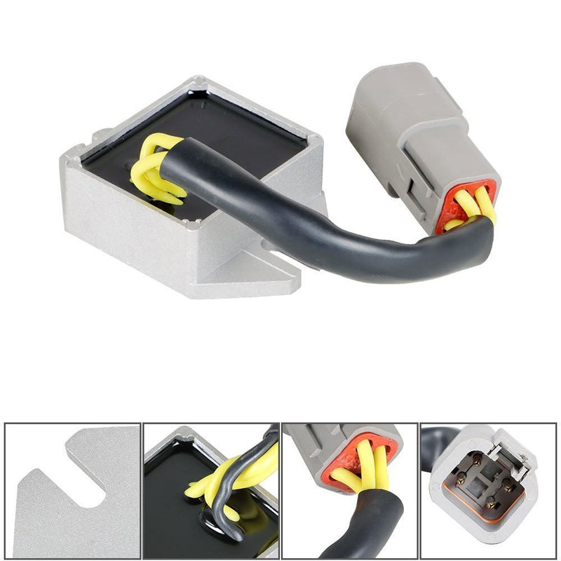 DURAFORCE Voltage Regulator Rectifier for Ski-Doo MXZ 500F 550F 2002-2004 Snowmobile