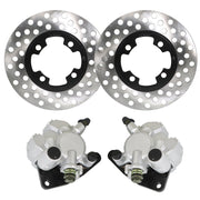 DURAFORCE 2007-2012 Yamaha Grizzly 350 Front Brake Calipers & Rotors ATV YFM350G