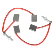 DURAFORCE Starter Generator Motor Brush Set for Club Car Precedent Gas Ezgo Golf Cart