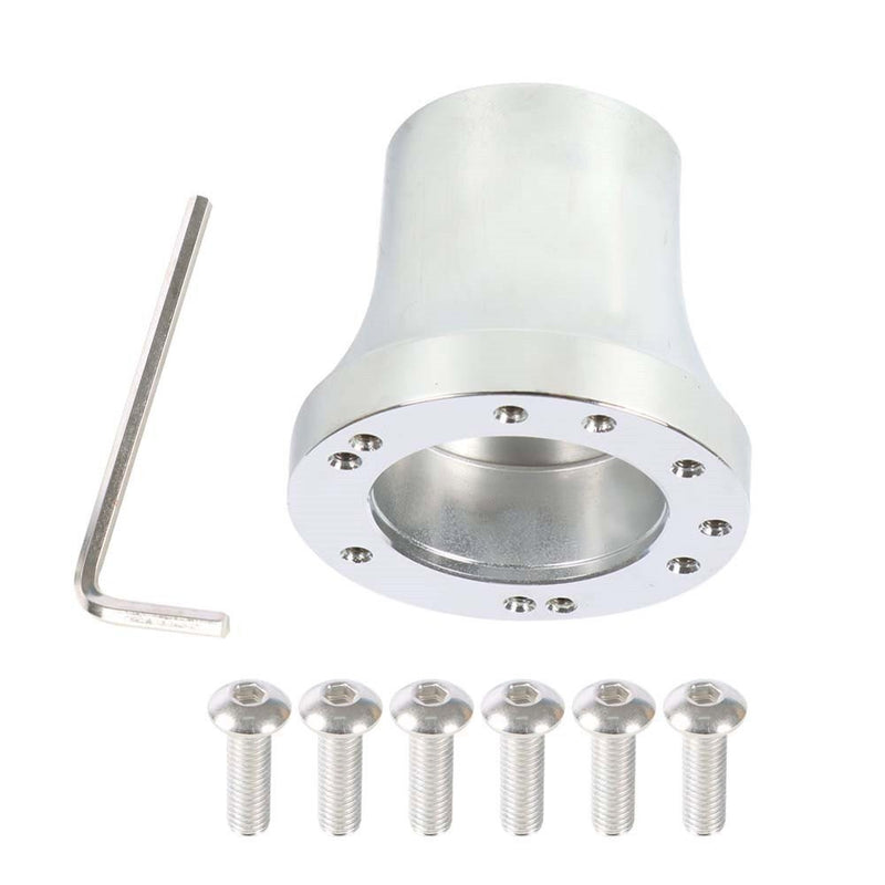 DURAFORCE Club Car DS Golf Cart Chrome Steering Wheel Hub Adapter 5/6 Hole 1985+