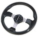 DURAFORCE 12.5" Carbon Fiber Golf Cart Steering Wheel for EZGO Club Car Yamaha Parts