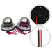 DURAFORCE 12V Stainless Steel LED Bow Navigation Lights Pair for Boat Yacht Pontoon