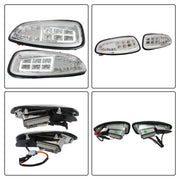 DURAFORCE 2016+ EZGO RXV Full LED Headlights & Tail Lights Golf Cart Light Kit