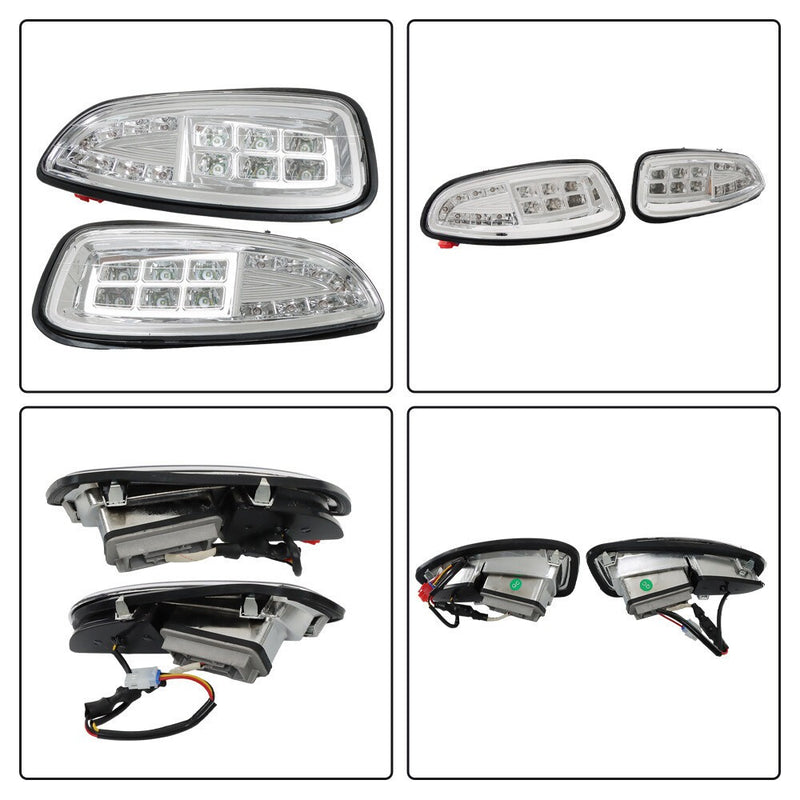 DURAFORCE 2016+ EZGO RXV Full LED Headlights & Tail Lights Golf Cart Light Kit