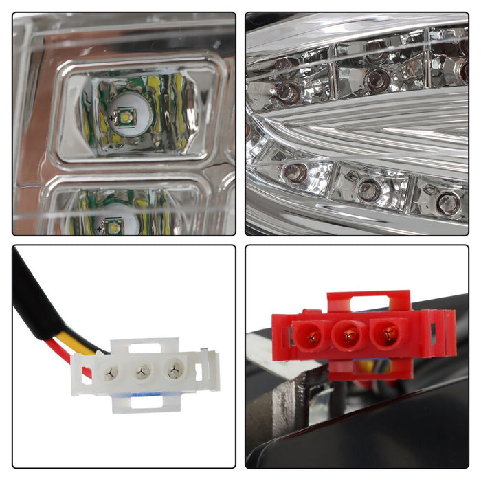 DURAFORCE 2016+ EZGO RXV Full LED Headlights & Tail Lights Golf Cart Light Kit