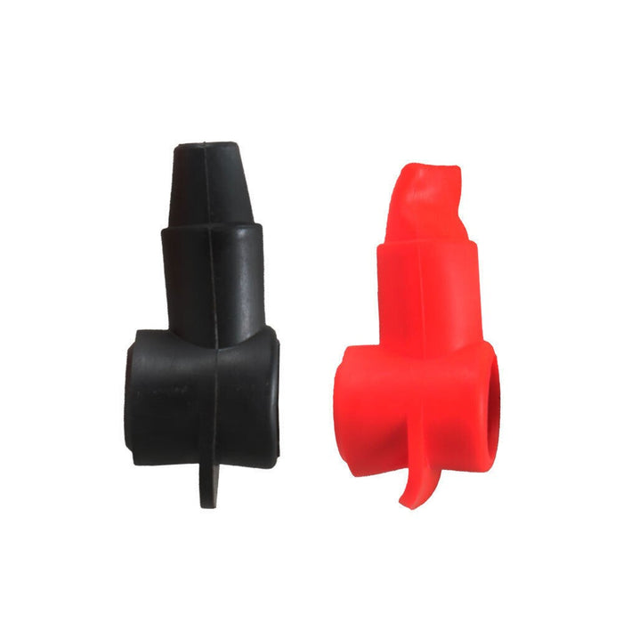 DURAFORCE 180A 12V DC Black & Red 12 Point Busbar Power Distribution Block Pair