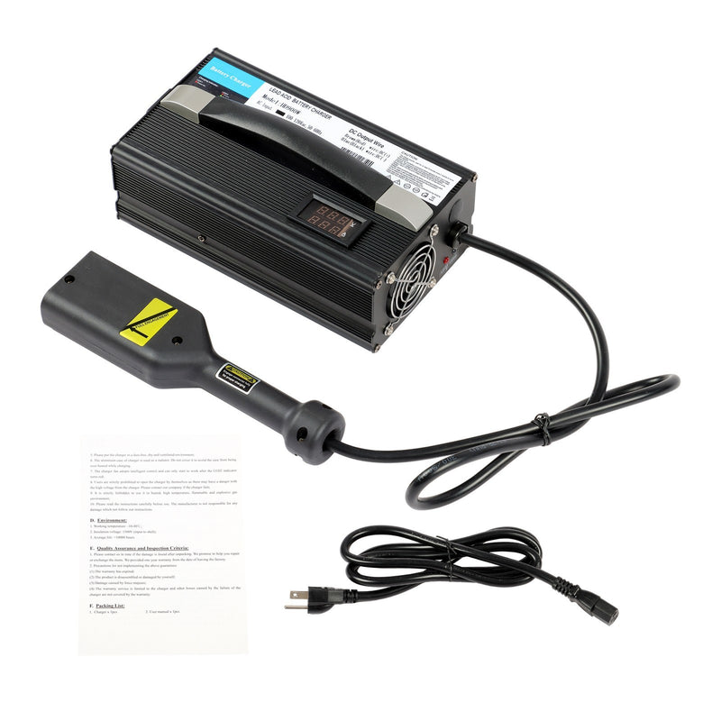 DURAFORCE 36V 20A EZ-GO TXT Golf Cart Battery Charger Powerwise "D" Style Plug
