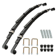 DURAFORCE Heavy Duty Rear 4-Leaf Springs for EZGO TXT 1995-2013 Golf Cart Set of 2