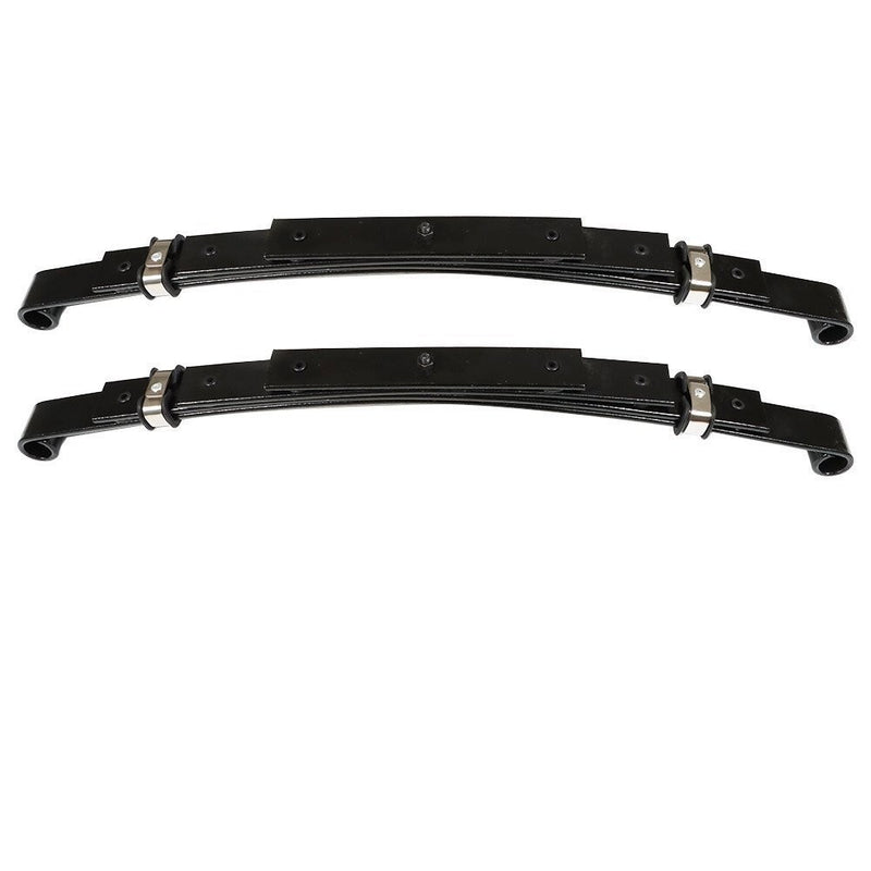 DURAFORCE Heavy Duty Rear 4-Leaf Springs for EZGO TXT 1995-2013 Golf Cart Set of 2