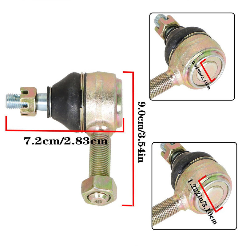 DURAFORCE Club Car DS 1984-2008 Steering Gear Box Drag Link Tie Rod End Replacement