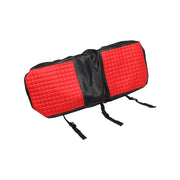 DURAFORCE 4PCS Red Diamond Stitch Front & Rear Seat Covers for EZGO Medalist TXT 94-13