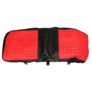 DURAFORCE Red Golf Cart Seat Cover Diamond Stitch Front Rear Club Car Precedent 2004+