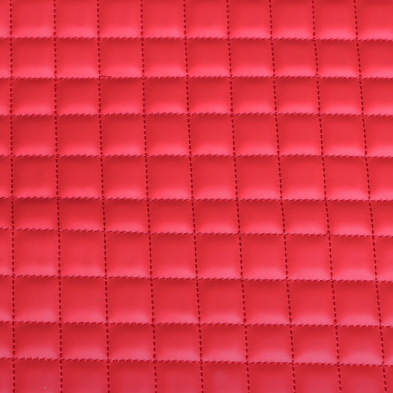DURAFORCE Red Golf Cart Seat Cover Diamond Stitch Front Rear Club Car Precedent 2004+