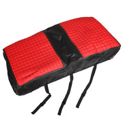 DURAFORCE Red Golf Cart Seat Cover Diamond Stitch Front Rear Club Car Precedent 2004+