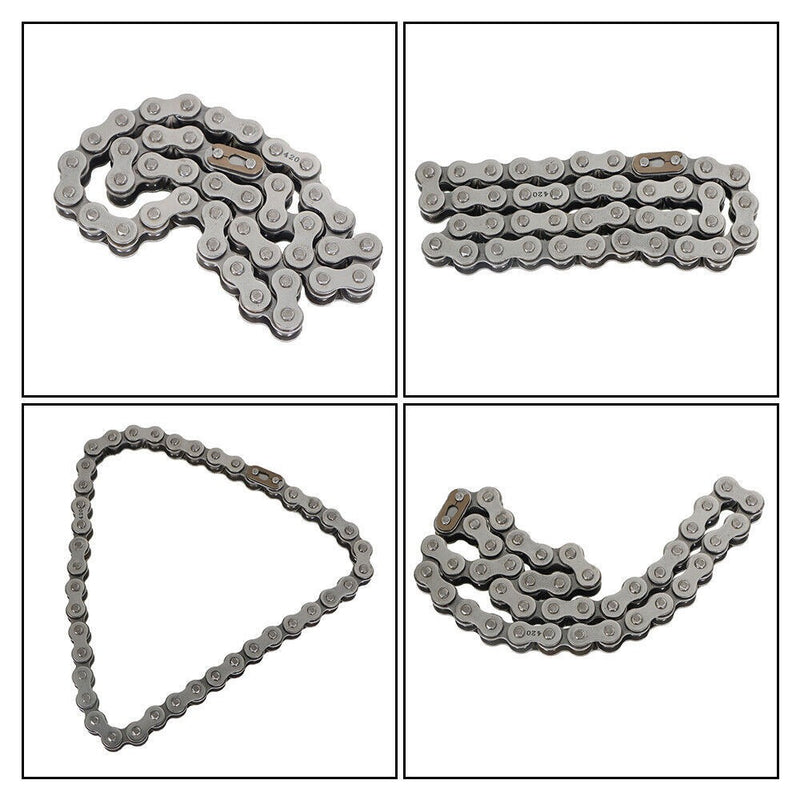 DURAFORCE High-End #420 Front Jackshaft Chain for Coleman CT200U & CT200U-EX Mini Bike