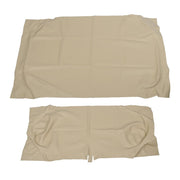 DURAFORCE Tan Front Vinyl Seat Covers for EZGO TXT Golf Cart 1995-2013 Models