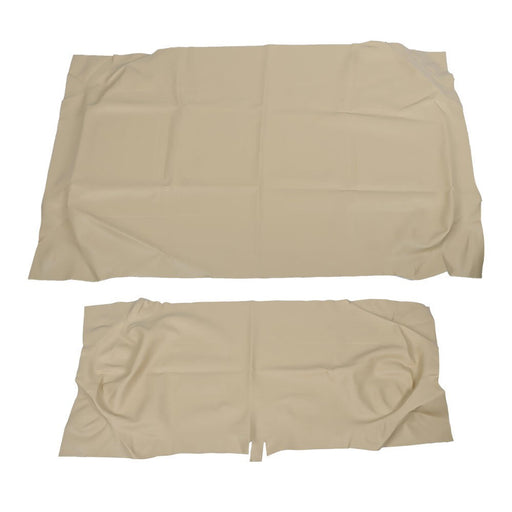 DURAFORCE Tan Front Vinyl Seat Covers for EZGO TXT Golf Cart 1995-2013 Models