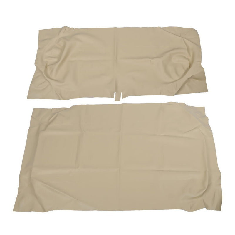 DURAFORCE Tan Front Vinyl Seat Covers for EZGO TXT Golf Cart 1995-2013 Models