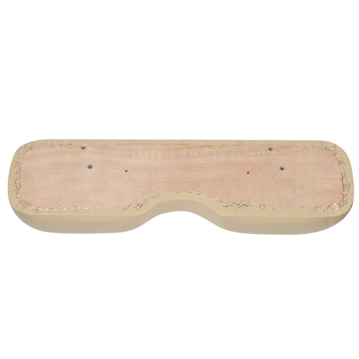 DURAFORCE 2PC Tan Front Seat Cushion w/ Hardware for EZGO Medalist TXT 1994-2013