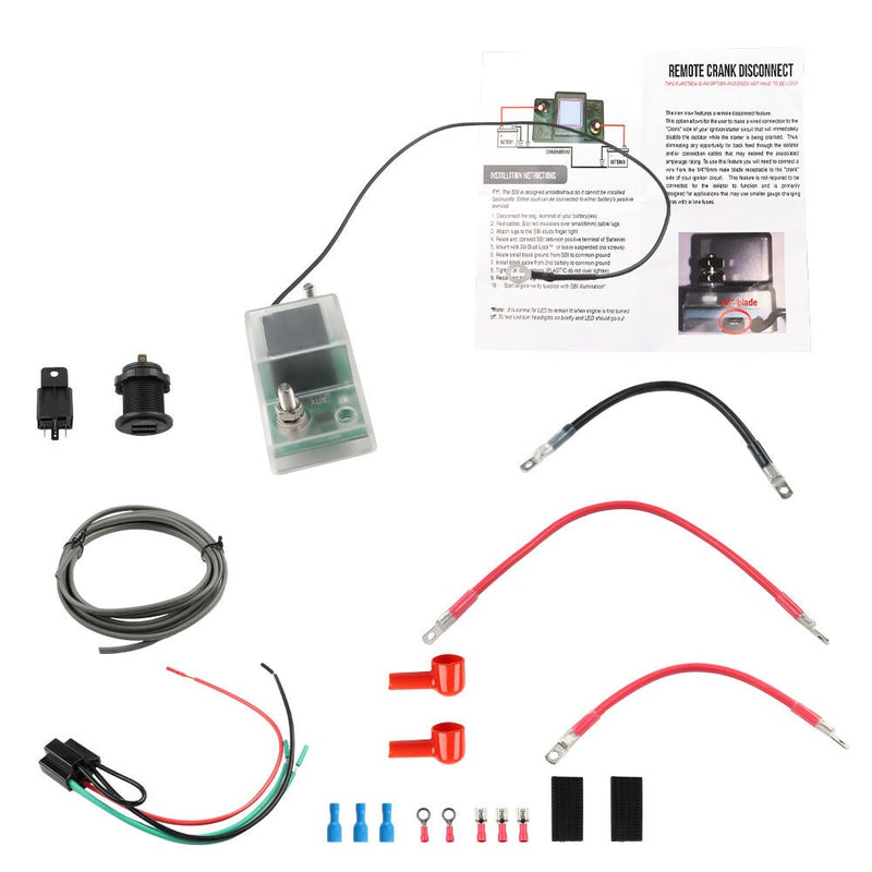 DURAFORCE UTV Dual Battery Isolator Kit for Honda Pioneer 1000 700 500 UTV-SBI-CM