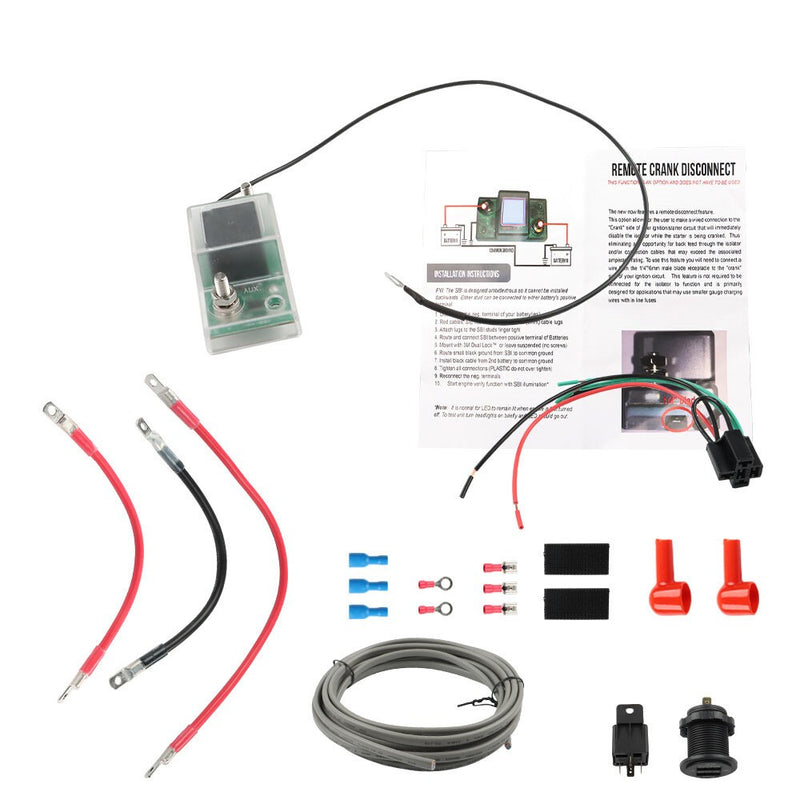 DURAFORCE UTV Dual Battery Isolator Kit for Honda Pioneer 1000 700 500 UTV-SBI-CM