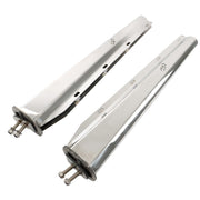DURAFORCE 1 1/8" Bolt Semi Truck 30" Stainless Steel Tapered Straight Mud Flap Hanger