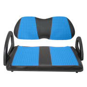 DURAFORCE Blue Golf Cart Seat Cover Front & Rear for Club Car Precedent 2004+