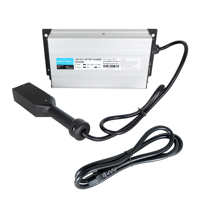 DURAFORCE 36V 20A Battery Charger for EZGO TXT 1996-Up Golf Cart D-Style Plug