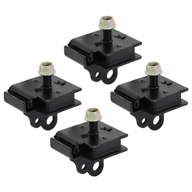 DURAFORCE Yamaha Rhino 660 Engine Mount Rubber Damper Kit 2004-2007 Bottom & Top