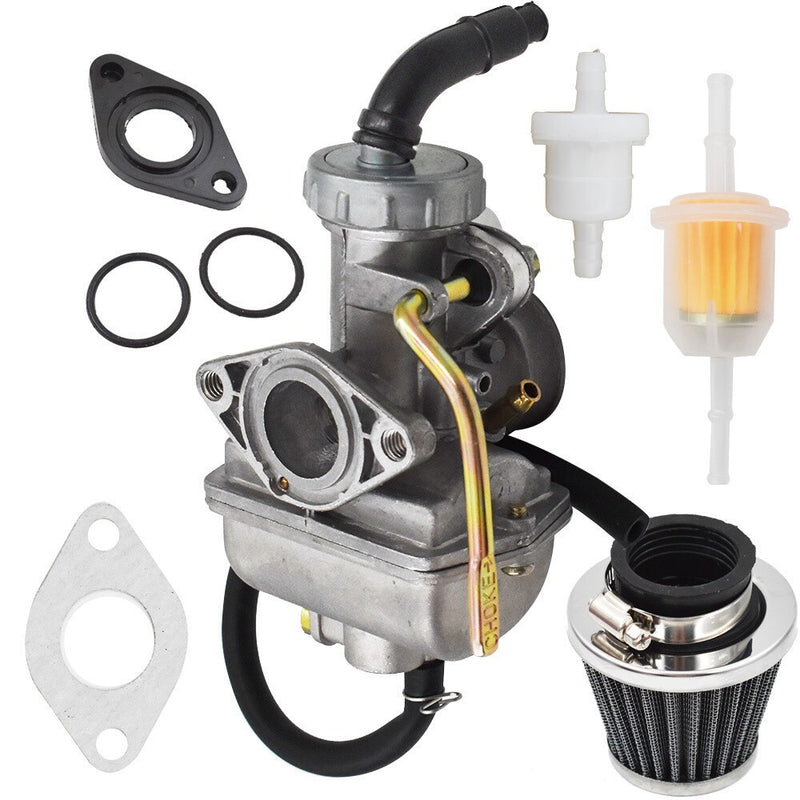 DURAFORCE Carburetor PZ20 for Coolster NST ATV 49cc-125cc Dirt Bike Go Kart Engine
