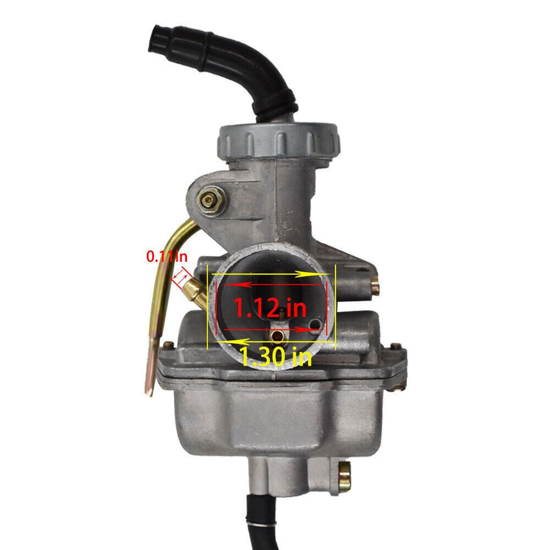 DURAFORCE Carburetor PZ20 for Coolster NST ATV 49cc-125cc Dirt Bike Go Kart Engine