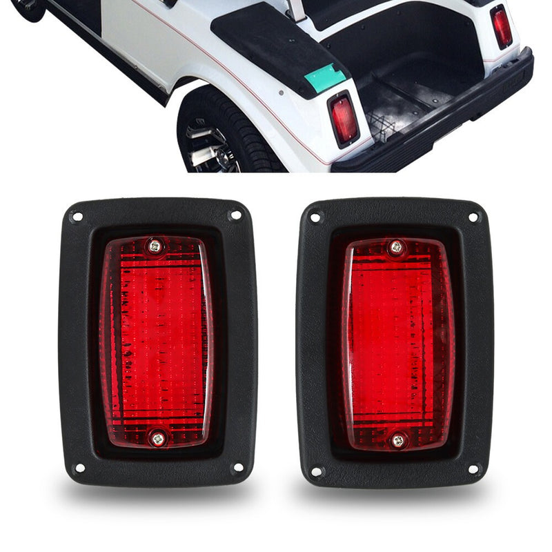 DURAFORCE 2 LED 3-Wire Golf Cart Taillights Tail Light Kit for Club Car DS 1982+