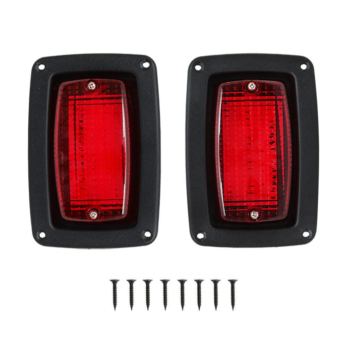 DURAFORCE 2 LED 3-Wire Golf Cart Taillights Tail Light Kit for Club Car DS 1982+