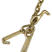DURAFORCE G70 3/8" x 2ft Truck Tow Chain V Type J Hook Durable Towing Chain