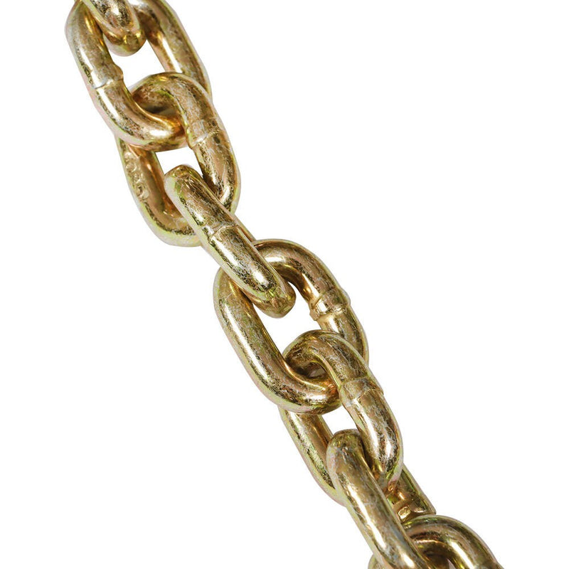 DURAFORCE G70 3/8" x 2ft Truck Tow Chain V Type J Hook Durable Towing Chain