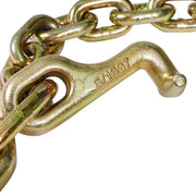 DURAFORCE G70 3/8" x 2ft Truck Tow Chain V Type J Hook Durable Towing Chain