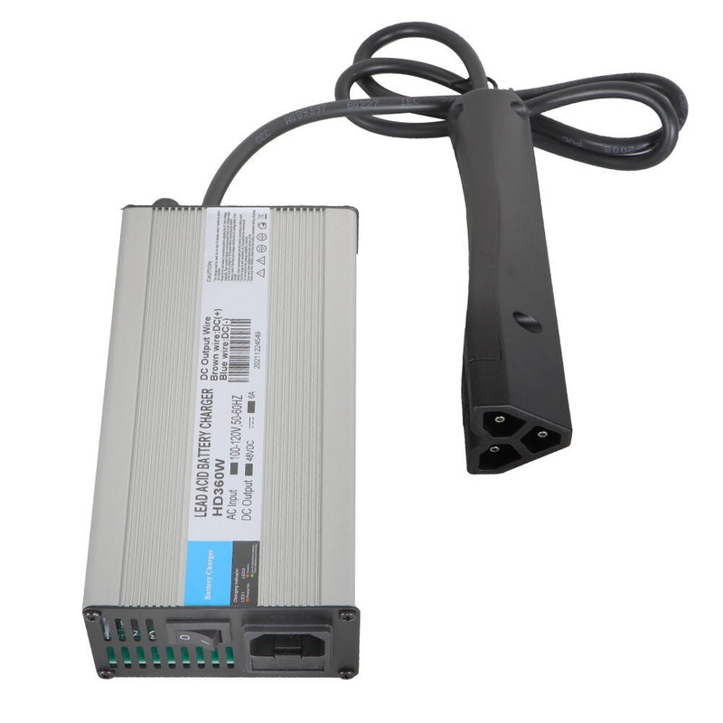 DURAFORCE 48V 6A Golf Cart Battery Charger for EZGO RXV Club Car DS Yamaha