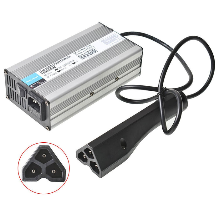DURAFORCE EzGo RXV 48V 5A Golf Cart Battery Charger Plug for Ez-Go RXV 48 Volt