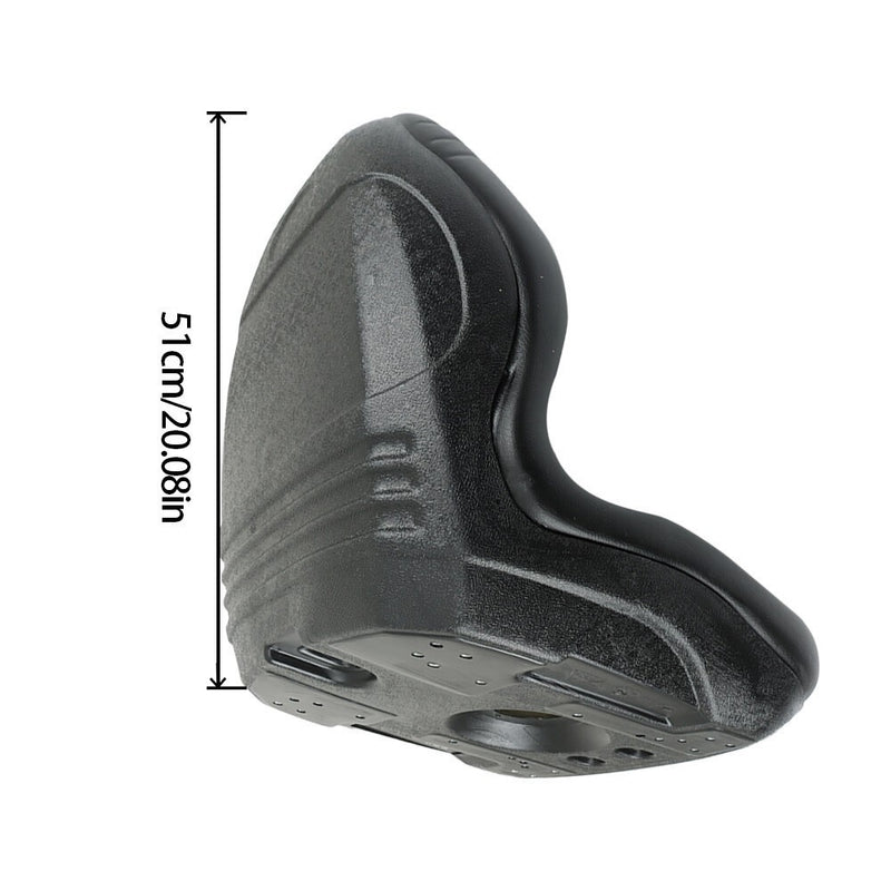 DURAFORCE Skid Steer Black Bucket Seat for John Deere 240 250 315 328D 332 7775
