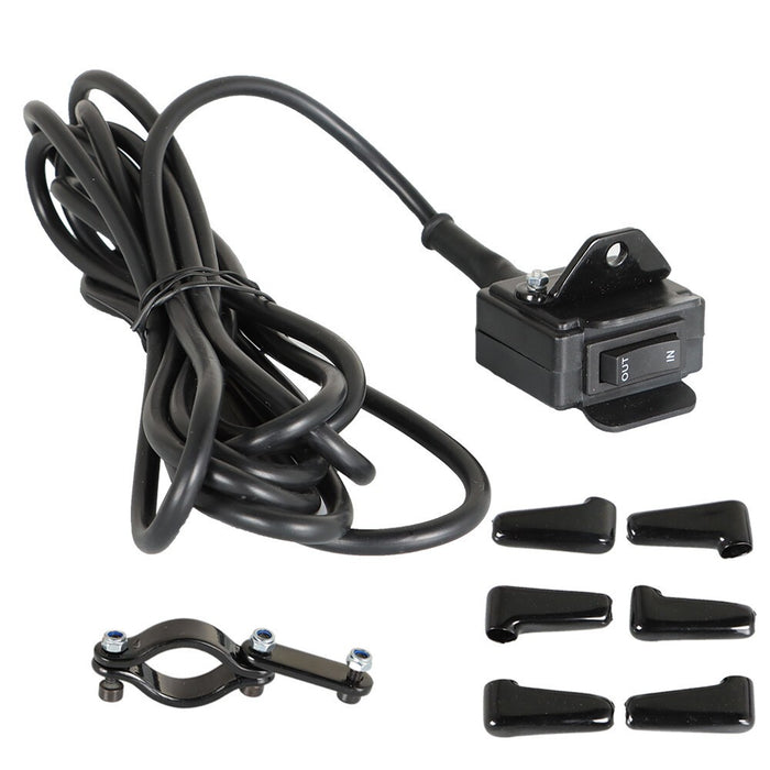 DURAFORCE 12V Winch Rocker Switch Handlebar Control & Bracket for KFI WARN ATV New